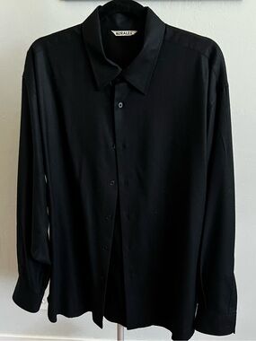 AURALEE Wool Long Sleeve Shirt
